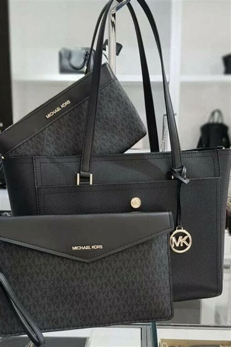 michael kors 3 teilig|Maisie Large Pebbled Leather 3.